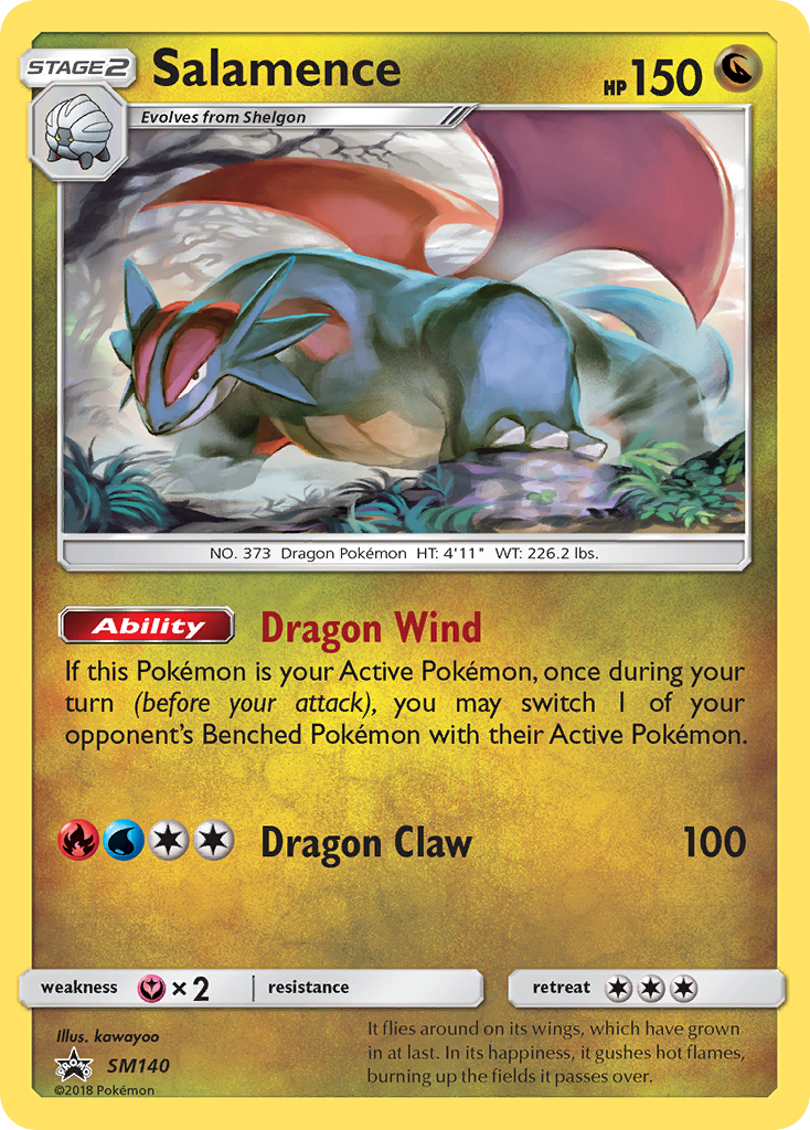 Salamence (SM140) - SM Black Star Promos Pokémon Card