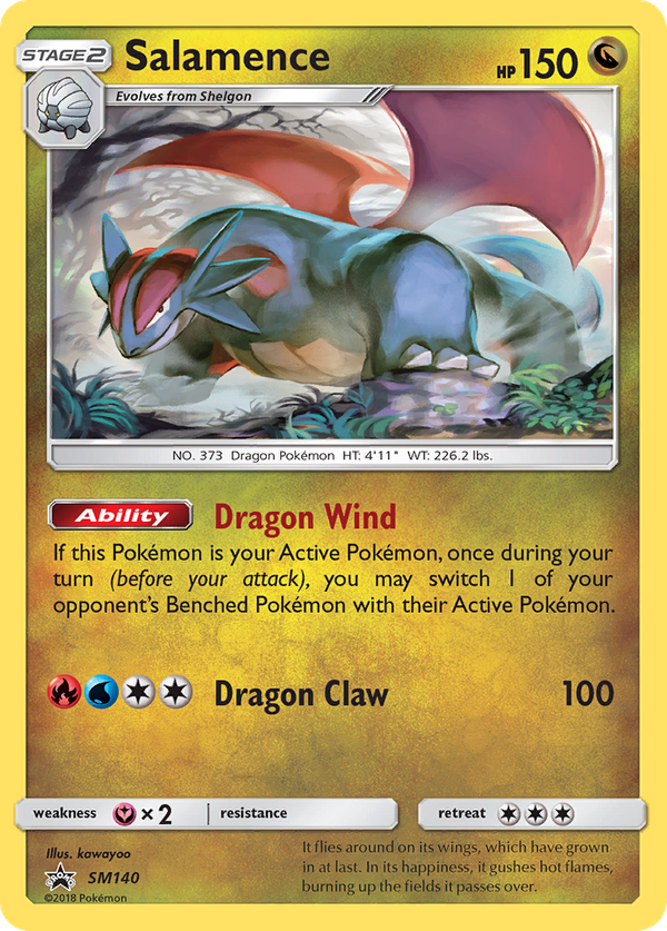 Salamence (SM140) - SM Black Star Promos