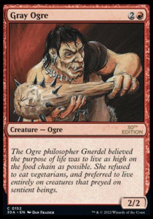 Gray Ogre (Magic 30th Anniversary Edition) Trading Card