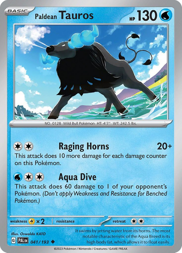 Paldean Tauros (41/193) - Paldea Evolved