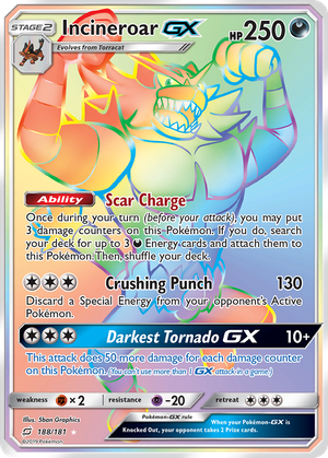Incineroar GX (188/181) - Team Up