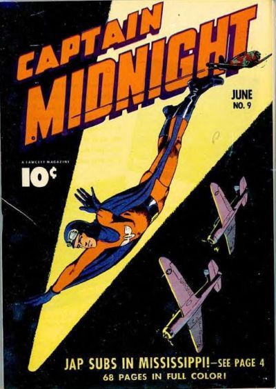 Captain Midnight #9 Comic