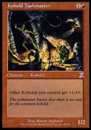 Kobold Taskmaster (Time Spiral) Trading Card