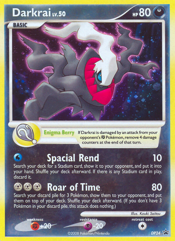 Darkrai (DP24) - DP Black Star Promos Pokémon Card