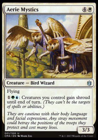 Aerie Mystics (Commander Anthology) Trading Card
