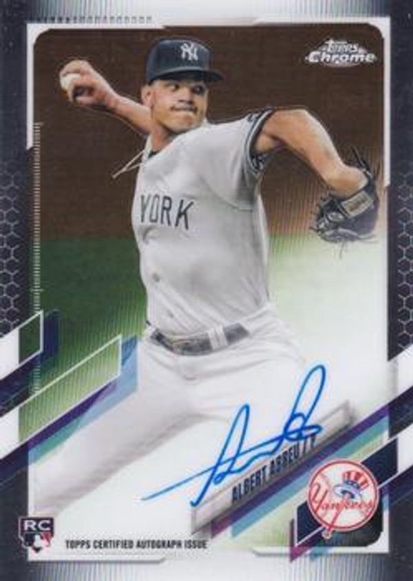 Albert Abreu 2021 Topps Chrome - Rookie Autographs Baseball #RA-AA