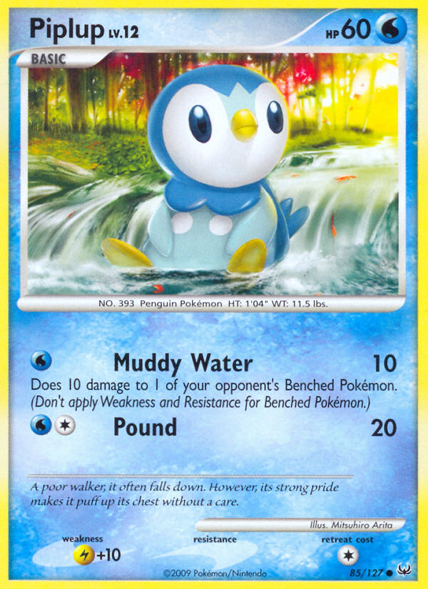 Piplup (85/127) - Platinum Pokémon Card