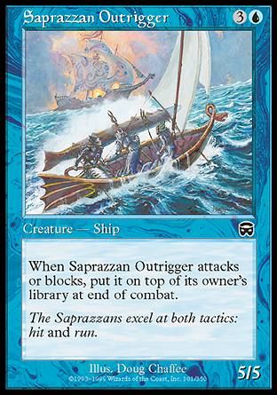 Saprazzan Outrigger (Mercadian Masques) Trading Card