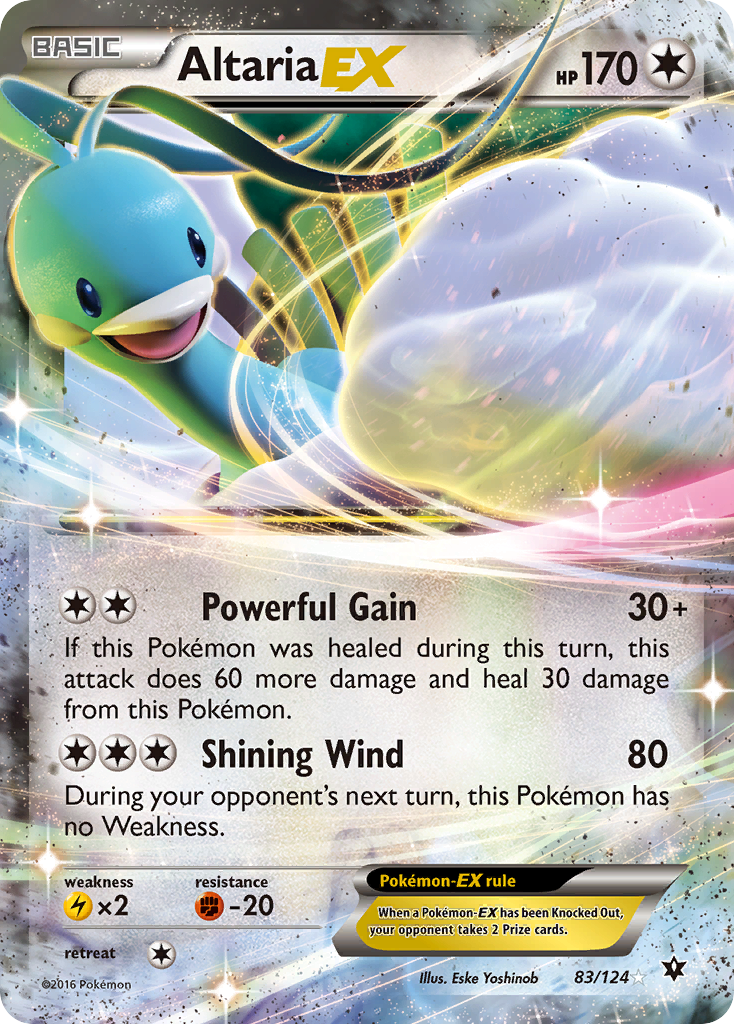 Altaria EX (83/124) - Fates Collide Pokémon Card