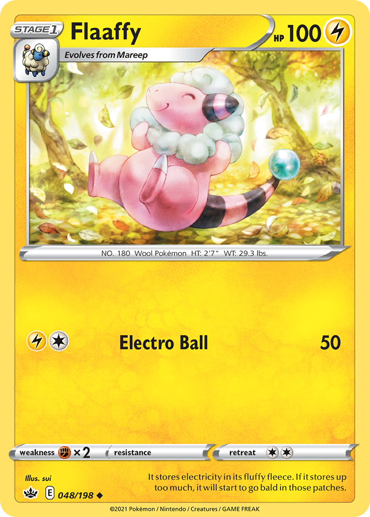 Flaaffy (48/198) - Chilling Reign Pokémon Card