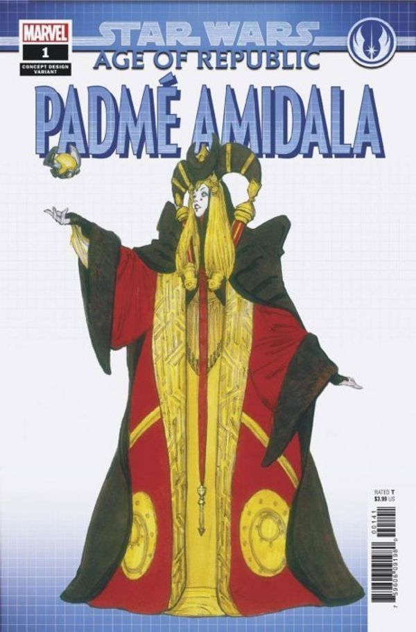 Star Wars: Age of Republic - Padme Amidala #1 (Concept Design Variant)