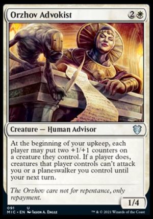 Orzhov Advokist (Innistrad Midnight Hunt Commander Decks)