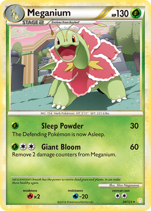 Meganium (26/123) - HeartGold & SoulSilver