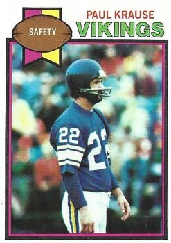 Paul Krause 1979 Topps #489 Sports Card