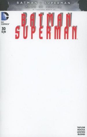 Batman Superman #30 (Blank Sketch Variant)