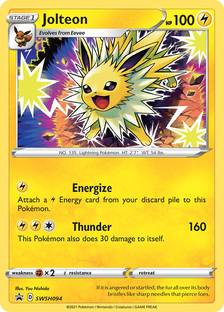 Jolteon (SWSH094) - SWSH Black Star Promos Pokémon Card