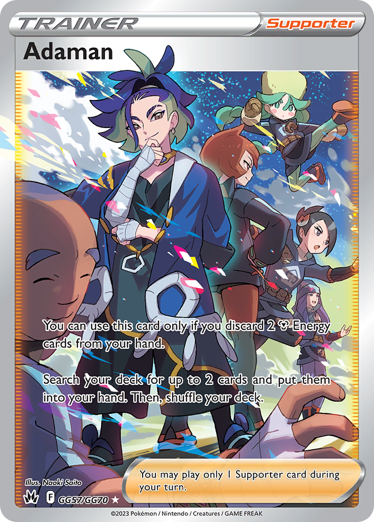 Adaman (Trainer: Supporter) (GG57) - Crown Zenith Galarian Gallery Pokémon Card