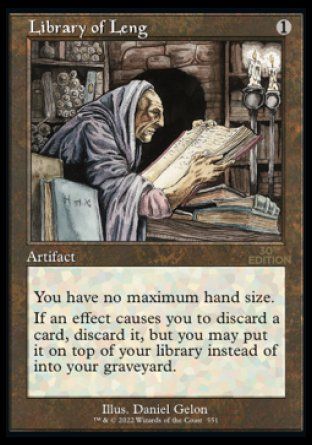 Library of Leng (Magic 30th Anniversary Edition - Old Frame) Trading Card