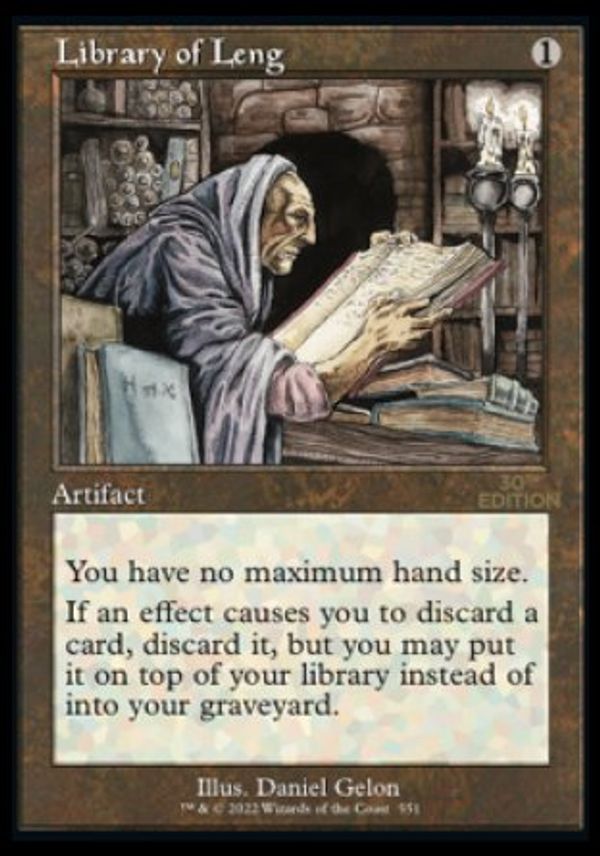 Library of Leng (Magic 30th Anniversary Edition - Old Frame)