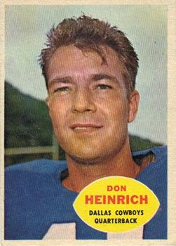 Don Heinrich 1960 Topps #32 Sports Card