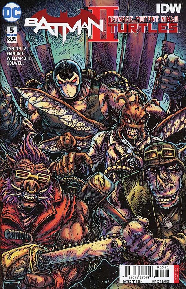 Batman/Teenage Mutant Ninja Turtles II #5 (Variant Cover)