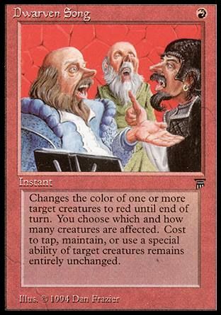 Dwarven Song (Legends) Trading Card