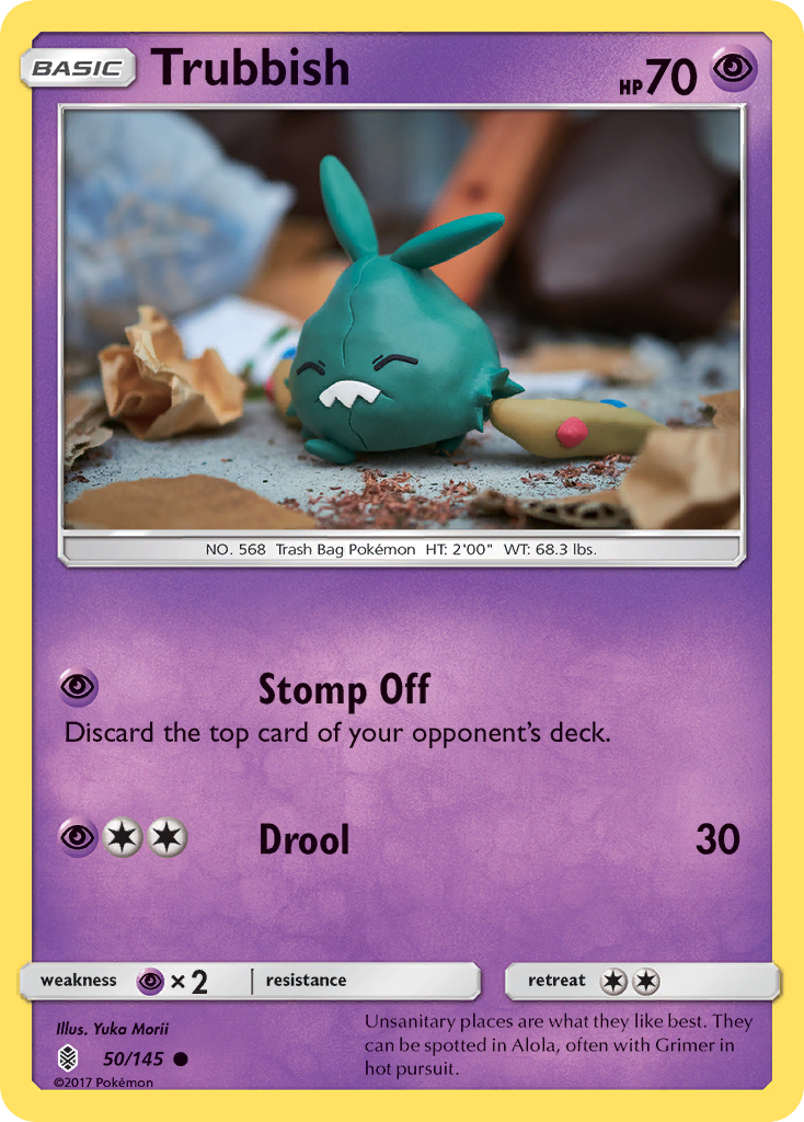 Trubbish (50/145) - Guardians Rising Pokémon Card