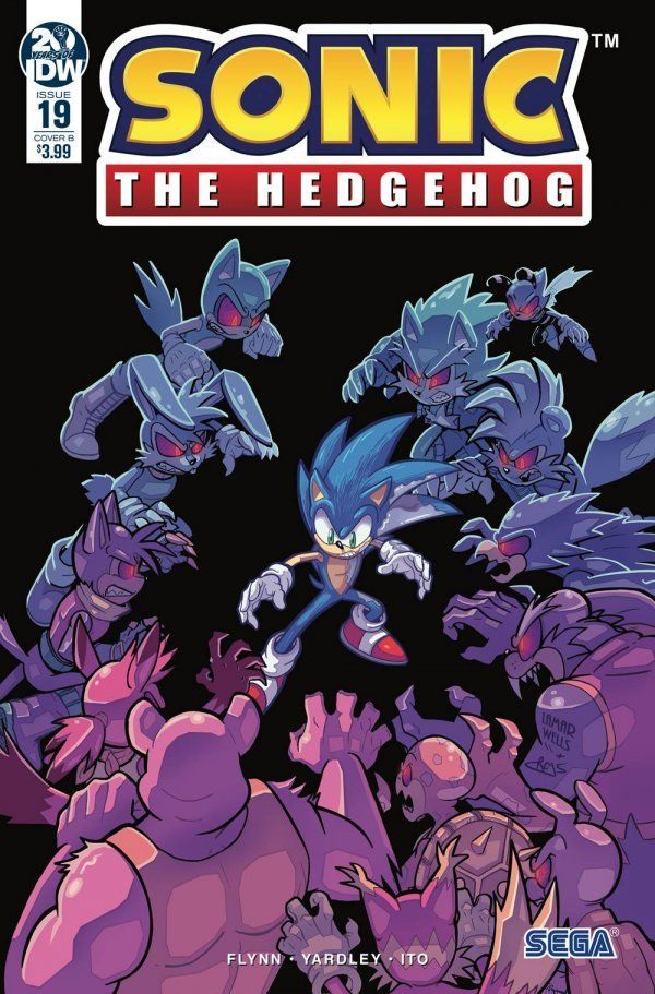 Sonic the Hedgehog #19 (Cover B Wells Graham)