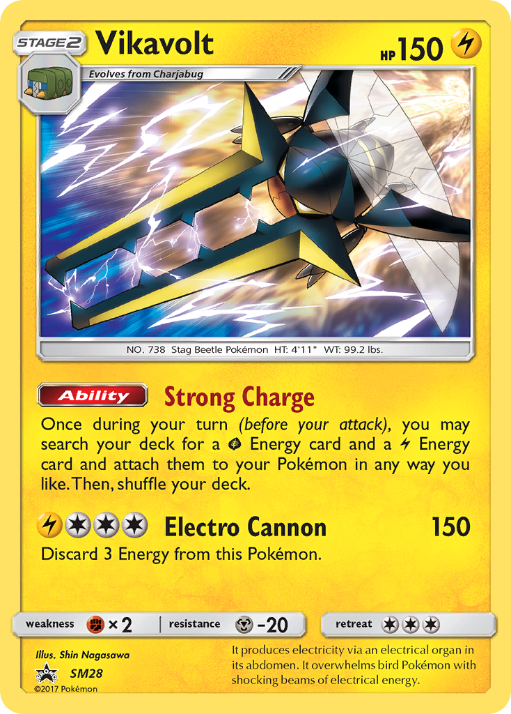 Vikavolt (SM28) - SM Black Star Promos Pokémon Card