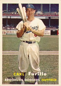 Carl Furillo 1957 Topps #45 Sports Card