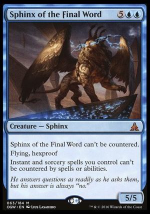 Sphinx of the Final Word (Oath of the Gatewatch)