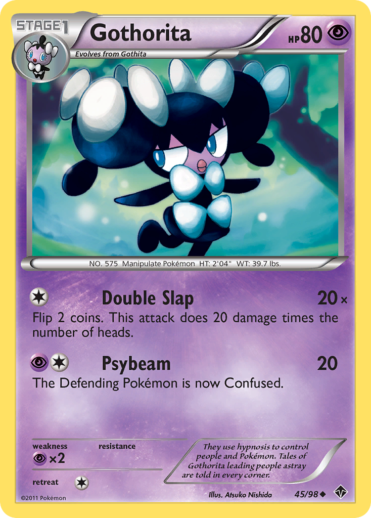 Gothorita (45/98) - Emerging Powers Pokémon Card