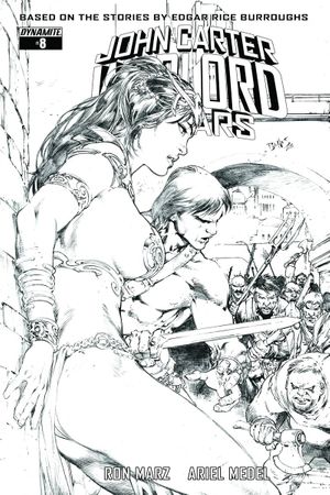 John Carter, Warlord of Mars #8 (20 Copy Benes B&amp;w Cover)