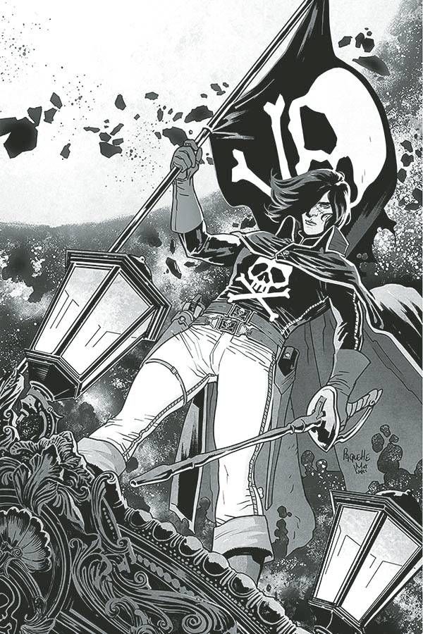 Space Pirate Captain Harlock #1 (10 Copy Paquette B&w Virgin)