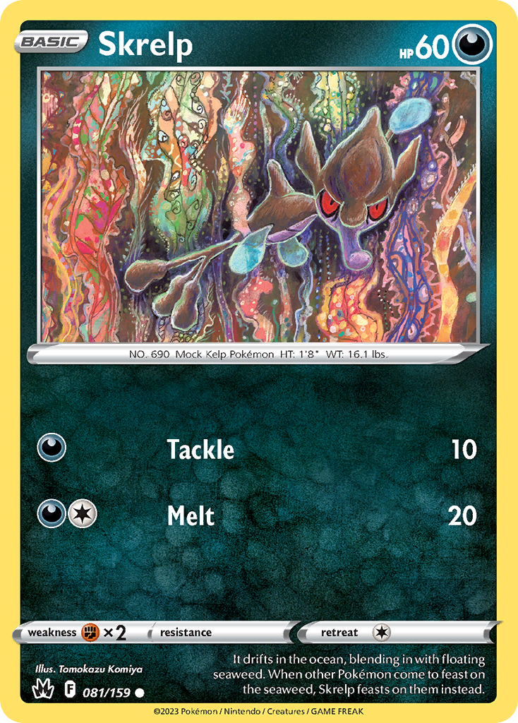 Skrelp (81/159) - Crown Zenith Pokémon Card