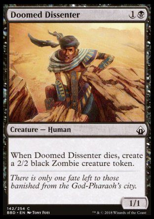 Doomed Dissenter (Battlebond) Trading Card