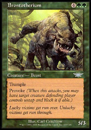 Brontotherium (Legions) Trading Card