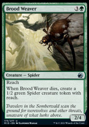 Brood Weaver (Innistrad: Midnight Hunt) Trading Card