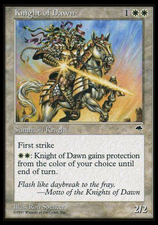 Knight of Dawn (Tempest) Trading Card