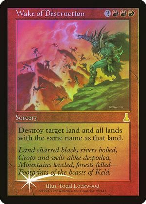 Magic: The Gathering – Wake Of Destruction (Scia Di Distruzione) – Carta Rara Da Urza's Destiny (UDS) - 2