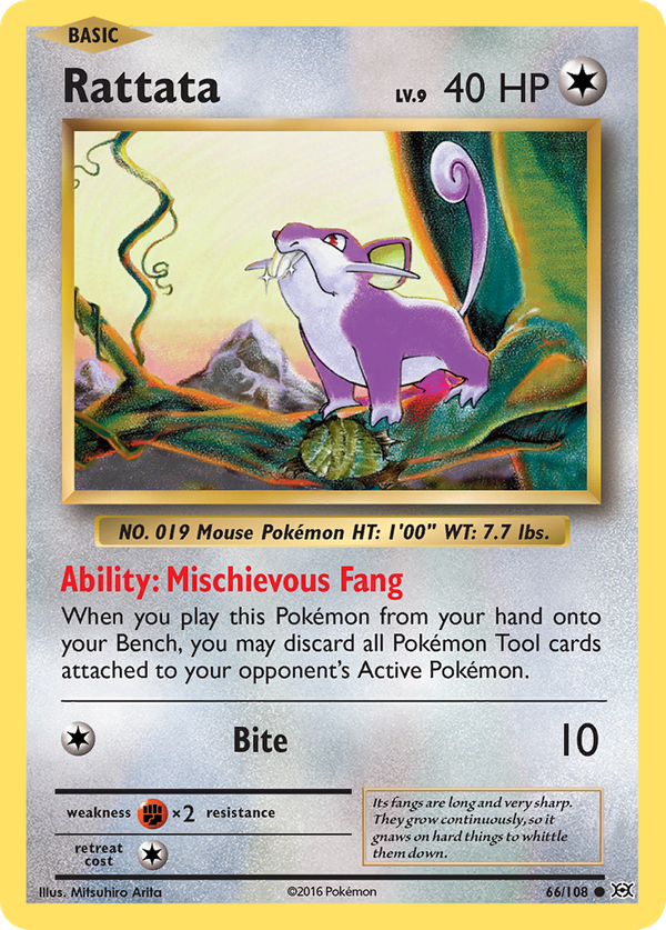 Rattata (66/108) - Evolutions