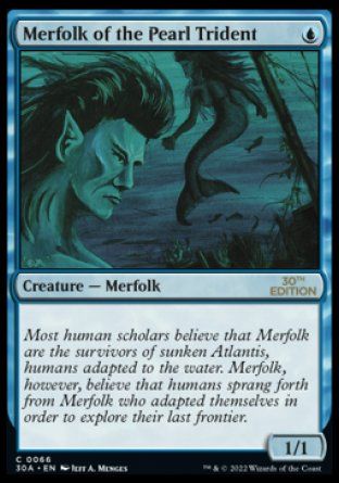 Merfolk of the Pearl Trident (Magic 30th Anniversary Edition) Trading Card