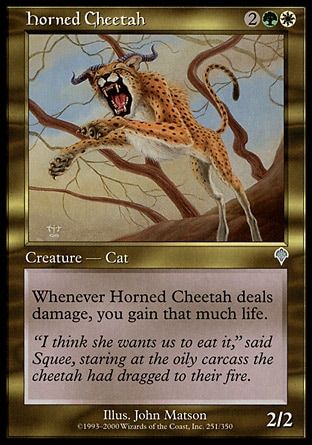 Horned Cheetah (Invasion) Trading Card