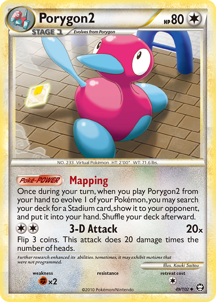 Porygon2 (49/102) - HS—Triumphant Pokémon Card