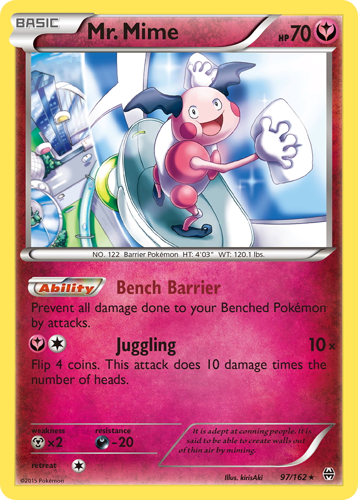 Mr. Mime (97/162) - BREAKthrough Pokémon Card