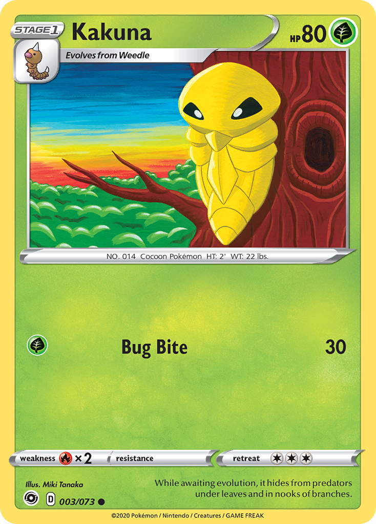 Kakuna (3/73) - Champion's Path Pokémon Card