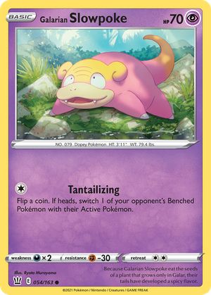 Galarian Slowpoke (54/163) - Battle Styles