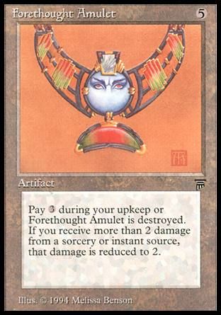 Forethought Amulet (Legends) Trading Card