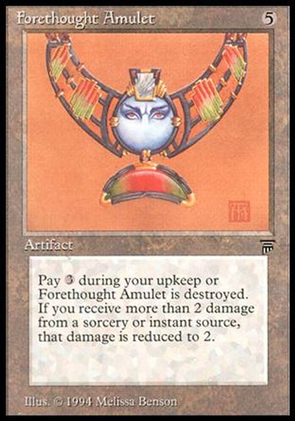 Forethought Amulet (Legends)