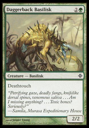 Daggerback Basilisk (Rise of the Eldrazi) Trading Card